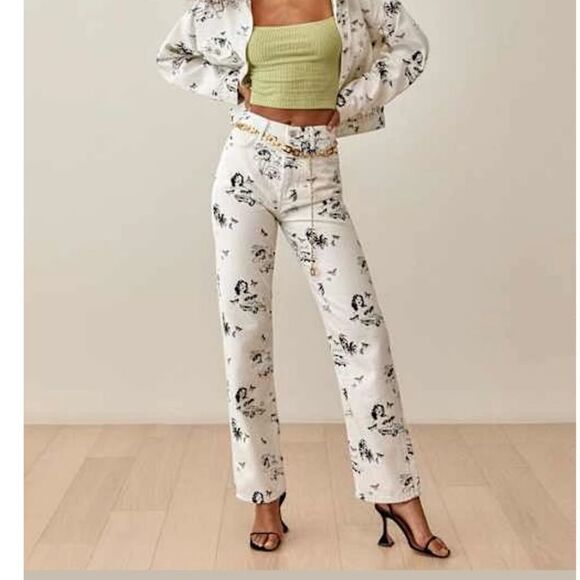 Reformation Joyride High Rise Straight
Jeans size 27 - Picture 1 of 12